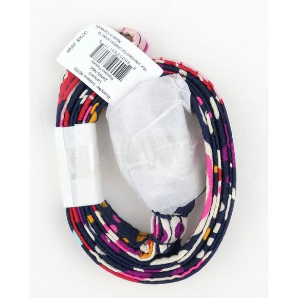Vera Bradley Painted Paisley Cotton Lanyard NWT - Picture 2 of 2